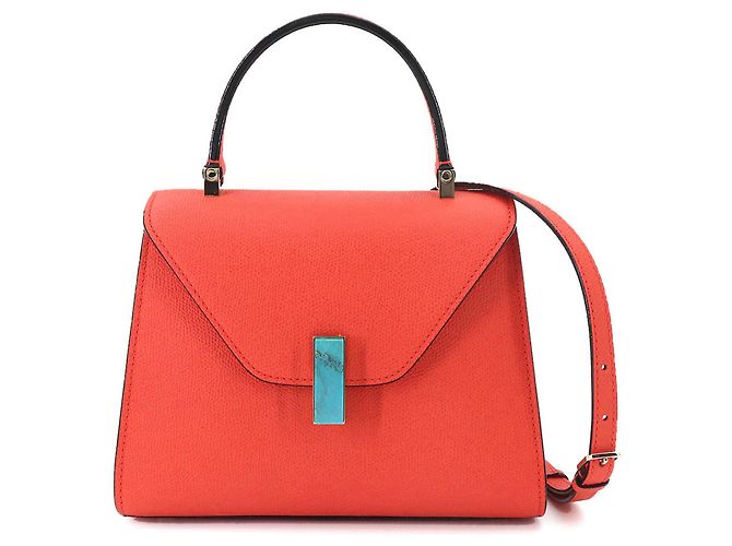 Bolsa 2 vias Valextra Mini Iside Vermelho - vista 2