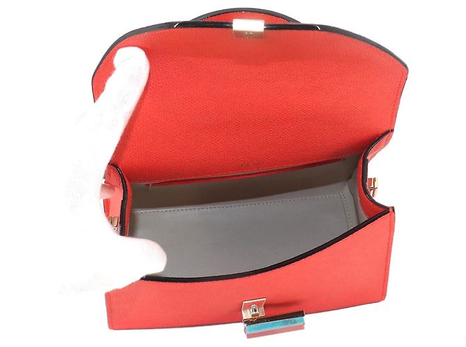 Bolsa 2 vias Valextra Mini Iside Vermelho - vista 7