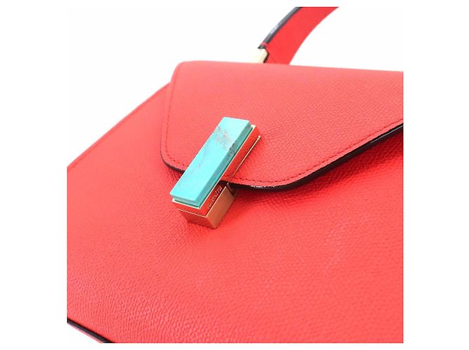 Bolsa 2 vias Valextra Mini Iside Vermelho - vista 8