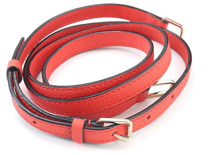 Bolsa 2 vias Valextra Mini Iside Vermelho - vista 9