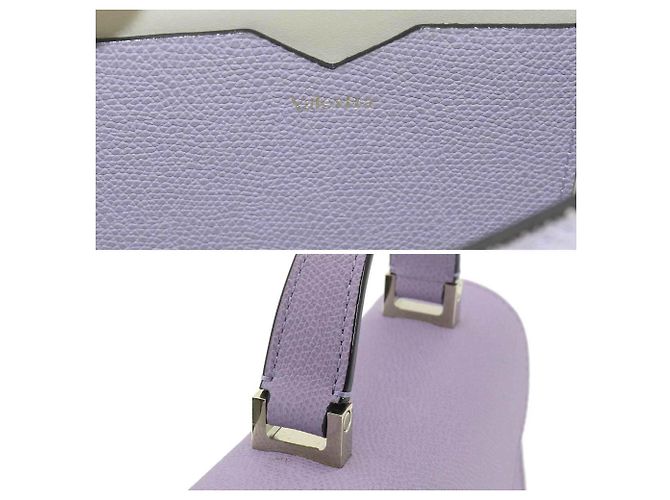 Bolsa Valextra Micro Iside Roxo - vista 10