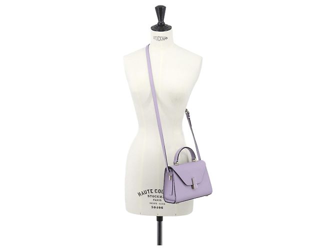 Bolsa Valextra Micro Iside Roxo - vista 11