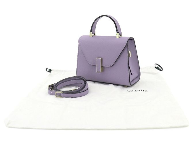 Bolsa Valextra Micro Iside Roxo - vista 3