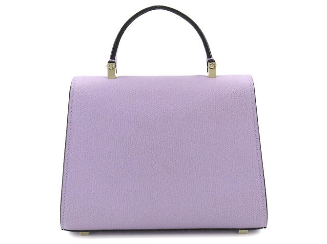 Bolsa Valextra Micro Iside Roxo - vista 4