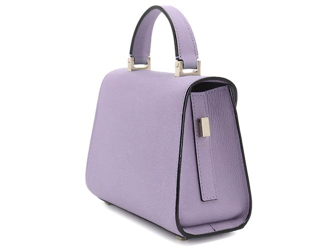 Bolsa Valextra Micro Iside Roxo - vista 5
