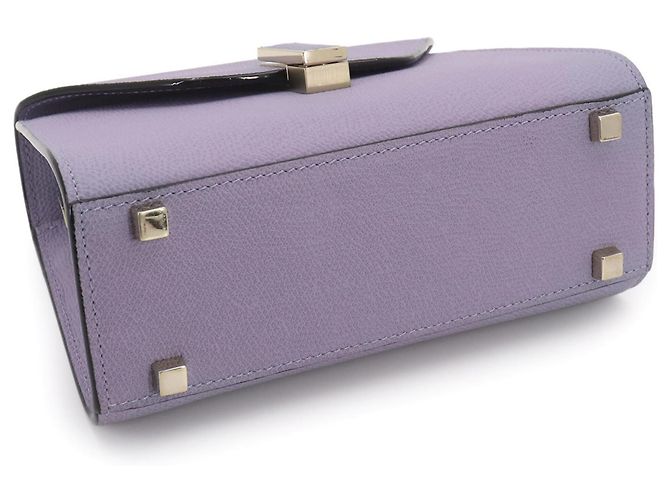 Bolsa Valextra Micro Iside Roxo - vista 6