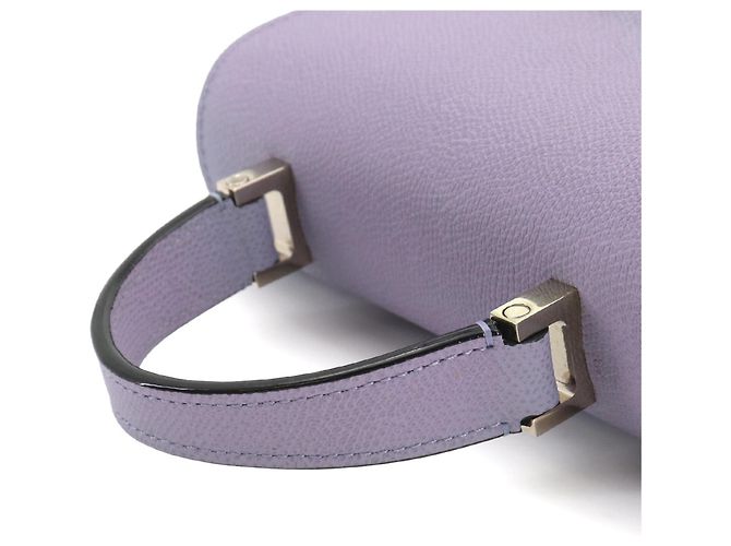 Bolsa Valextra Micro Iside Roxo - vista 7
