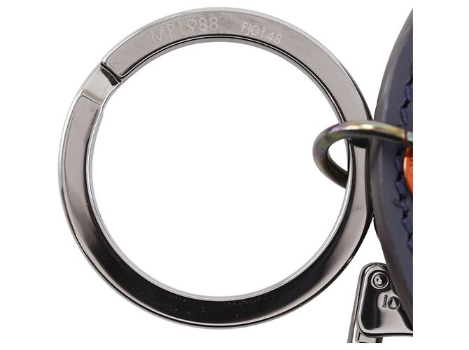 Louis Vuitton Black Calf Leather Keyring - view 5