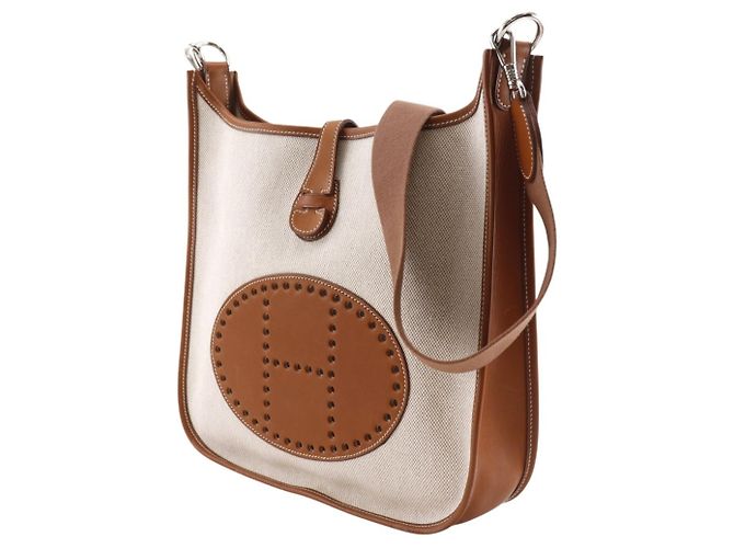 Hermès Borsa a tracolla Hermes Evelyne 1 PM Marrone - vista 2