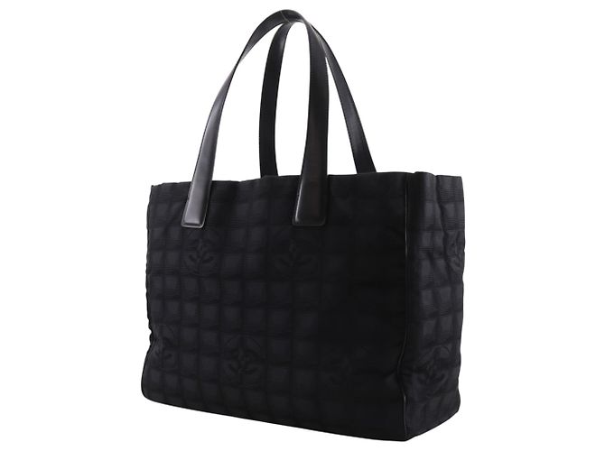 Borsa Tote Chanel New Travel Line Nero - vista 2