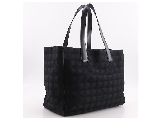 Borsa Tote Chanel New Travel Line Nero - vista 3