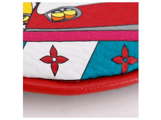 Louis Vuitton Portemonnaie Ron Vivienne Coin Case Castaño - vista 4