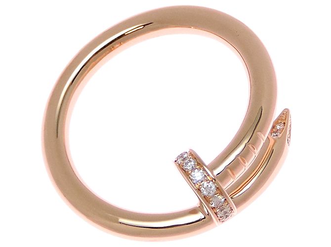 Anello Cartier Juste un Clou in oro rosa - vista 2