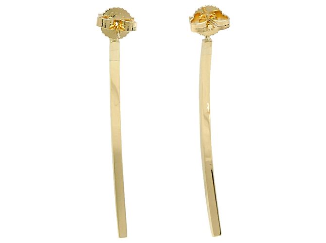 Autre Marque Tiffany & Co. 750YG T Wire Bar Ohrringe - Ansicht 3
