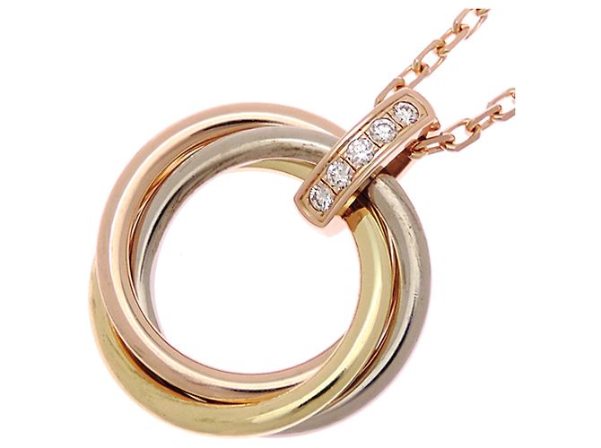 Collana Cartier Trinity da donna con diamanti - vista 2