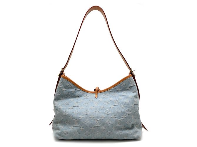 Borsa a tracolla da donna Louis Vuitton Carryall NM PM Blu - vista 2