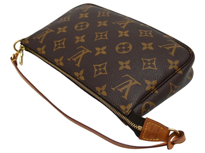 Louis Vuitton Pochette Accessoires Pouch Marrone - vista 4