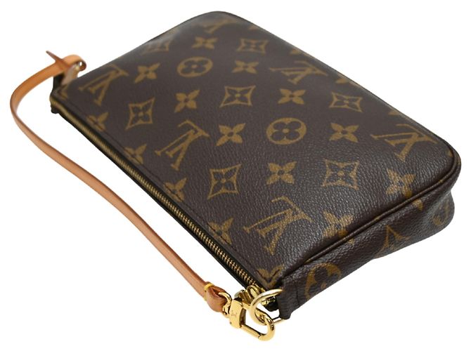 Louis Vuitton Pochette Accessoires Pouch Marrone - vista 4