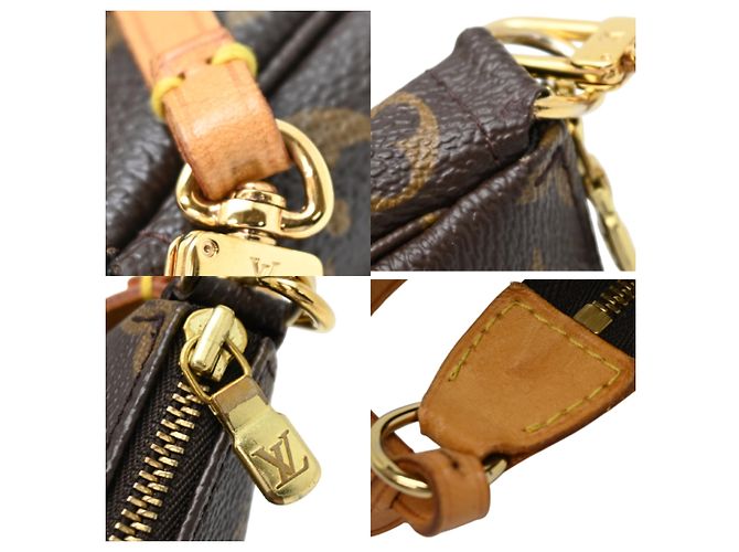 Louis Vuitton Pochette Accessoires Pouch Marrone - vista 7