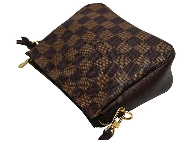 Louis Vuitton Damier Ebene Make-up Tasche Braun - Ansicht 4