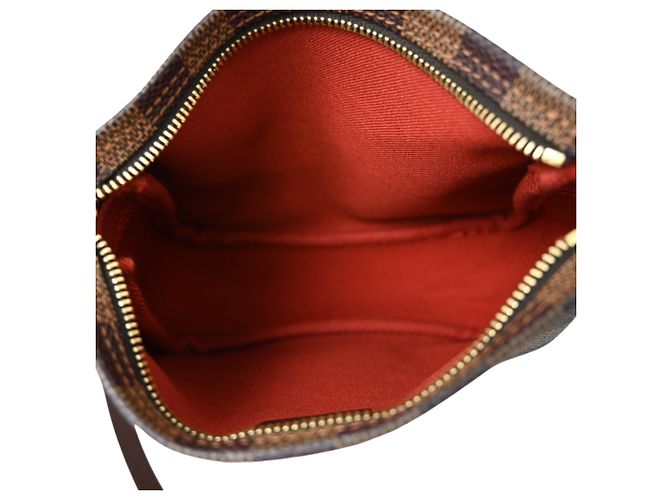 Louis Vuitton Damier Ebene Make-up Tasche Braun - Ansicht 6