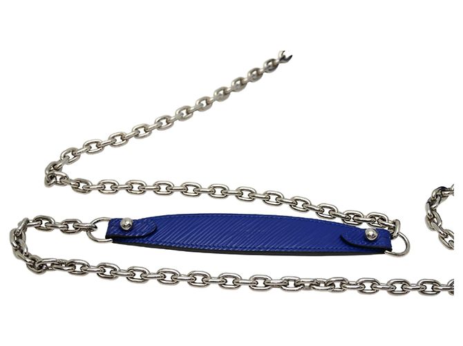 Louis Vuitton Portefeuille Twist Chain Flamingo Long Wallet Blu Multicolore - vista 5