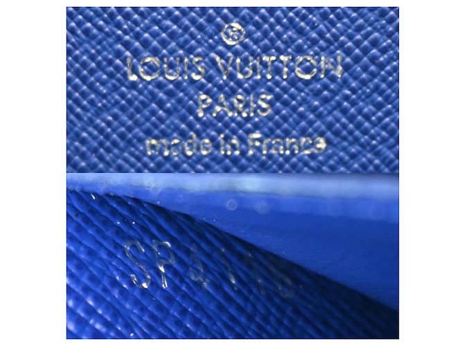 Louis Vuitton Portefeuille Twist Chain Flamingo Long Wallet Blu Multicolore - vista 9