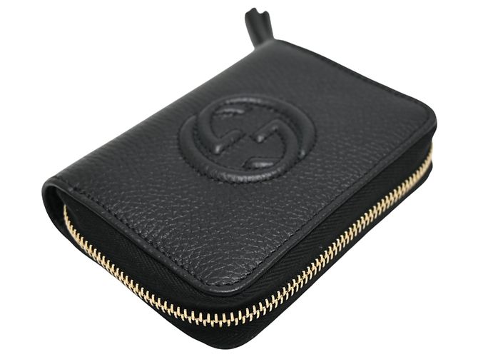 Gucci Soho Interlocking G Münzbeutel Schwarz - Ansicht 3