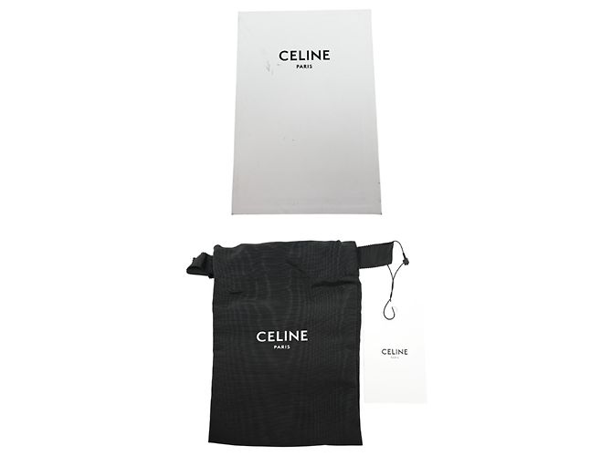 Céline Celine Small Flap Wallet Triomphe Bege - vista 10
