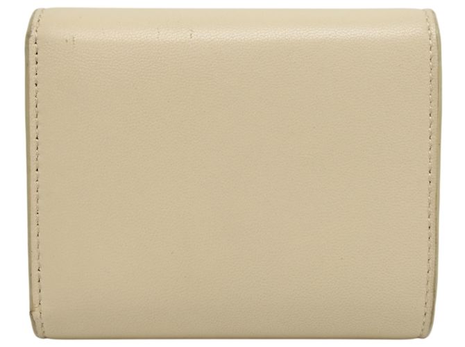 Céline Celine Small Flap Wallet Triomphe Bege - vista 2