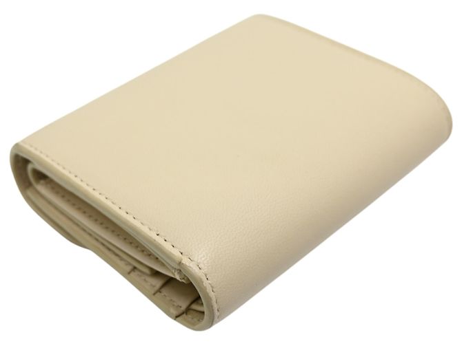 Céline Celine Small Flap Wallet Triomphe Bege - vista 4
