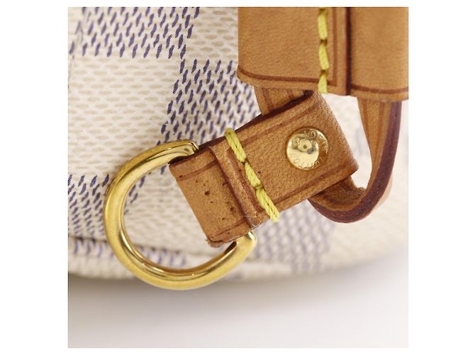 Sac Cabas Louis Vuitton Neverfull MM Blanc - vue 16