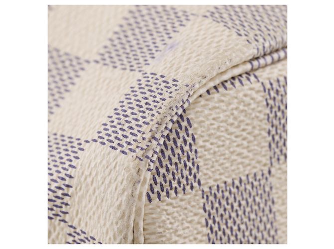 Sac Cabas Louis Vuitton Neverfull MM Blanc - vue 4