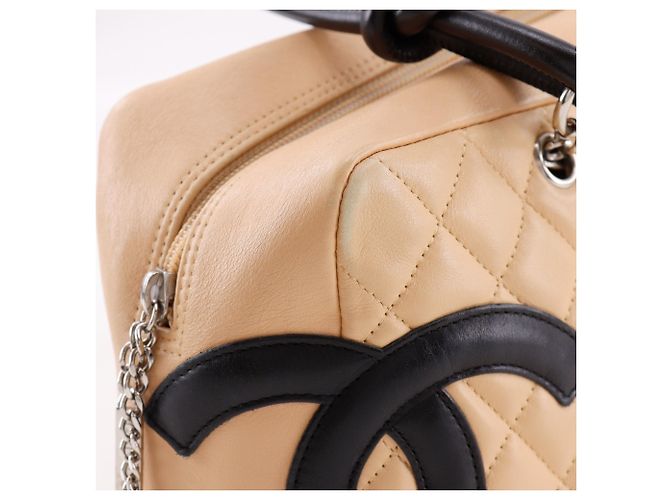 Borsa a tracolla Chanel Cambon Ligne Beige - vista 14