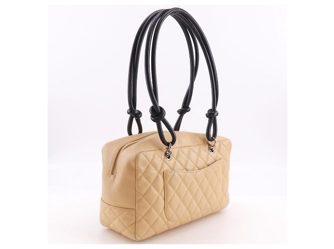 Borsa a tracolla Chanel Cambon Ligne Beige - vista 3