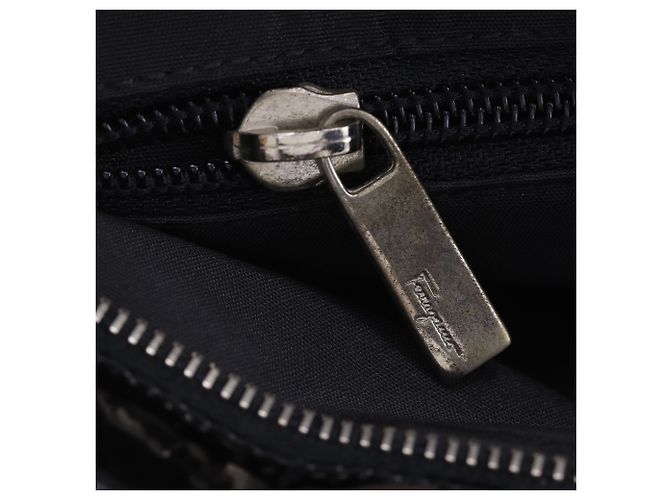 Borsa Tote Salvatore Ferragamo Gancini Nero - vista 9