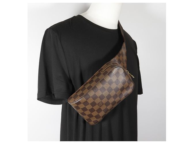 Louis Vuitton Geronimos Umhängetasche Braun Damier ebene - Ansicht 9