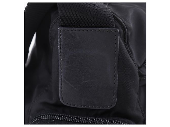 Borsa a tracolla Prada in nylon nero - vista 15