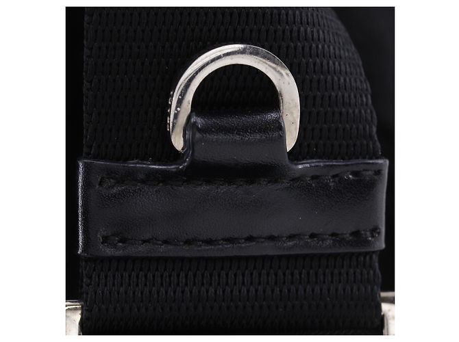 Borsa a tracolla Prada in nylon nero - vista 17