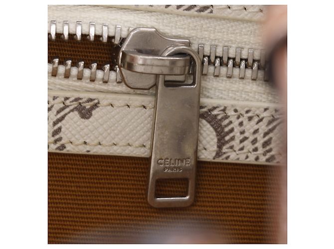 Céline Sac à main Celine Vertical Cabas Blanc - vue 14