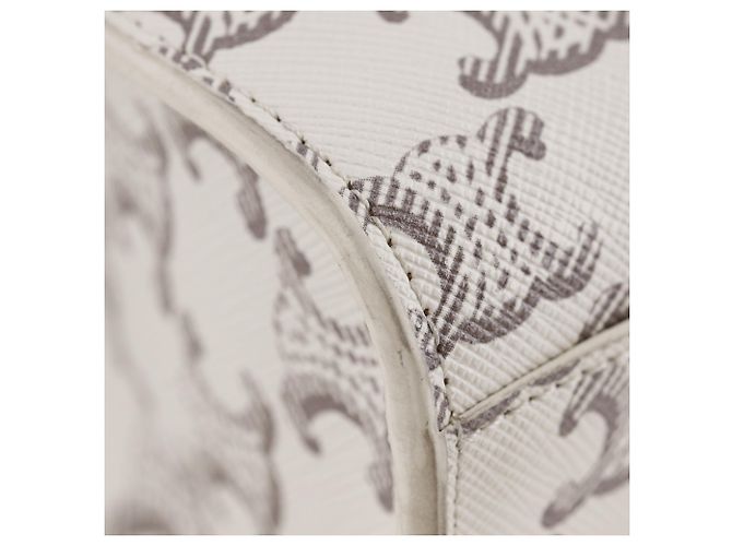 Céline Sac à main Celine Vertical Cabas Blanc - vue 4