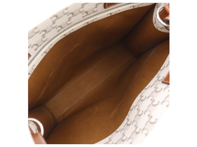 Céline Sac à main Celine Vertical Cabas Blanc - vue 6
