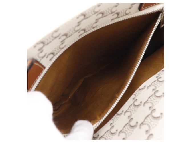 Céline Sac à main Celine Vertical Cabas Blanc - vue 7