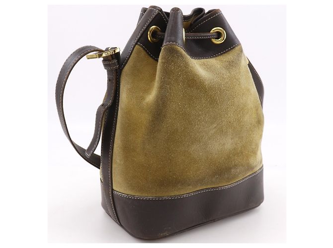 Bolso de hombro Loewe Anagram Beige - vista 3
