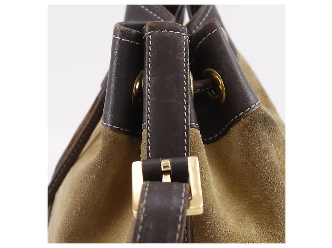 Bolso de hombro Loewe Anagram Beige - vista 9