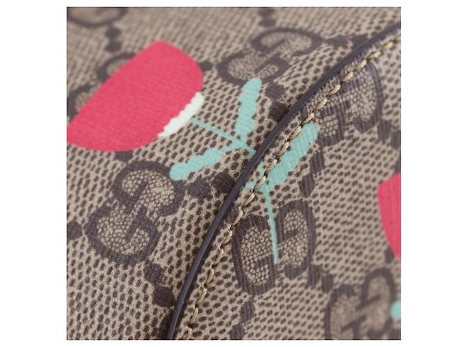 Borsa a secchiello Gucci Marrone Rosa - vista 4