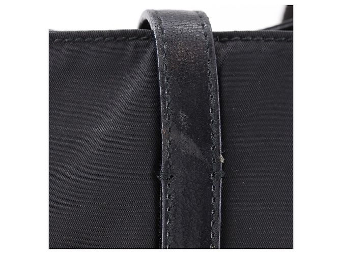 Tote Sac cabas Prada en nylon noir - vue 14
