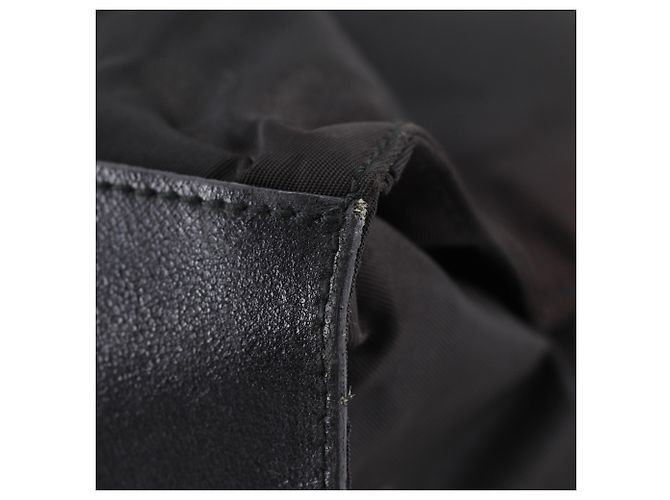 Tote Sac cabas Prada en nylon noir - vue 4