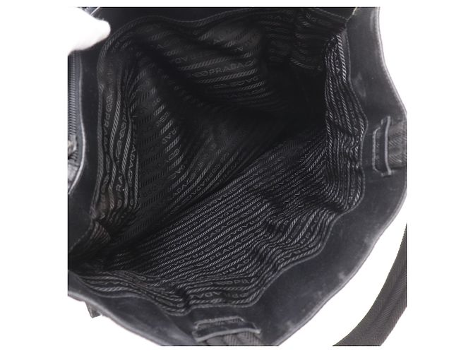 Tote Sac cabas Prada en nylon noir - vue 6