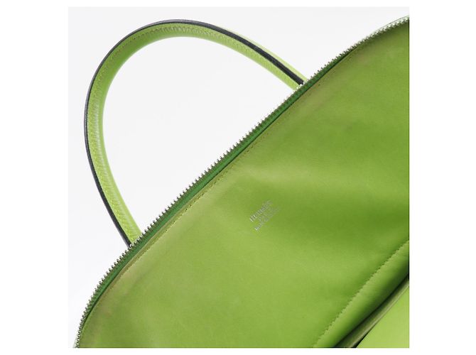 Hermès Bolso Hermes Bolide 35 Verde Amarillo - vista 10